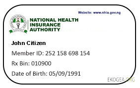 Carte d'assurance maladie du Nigéria